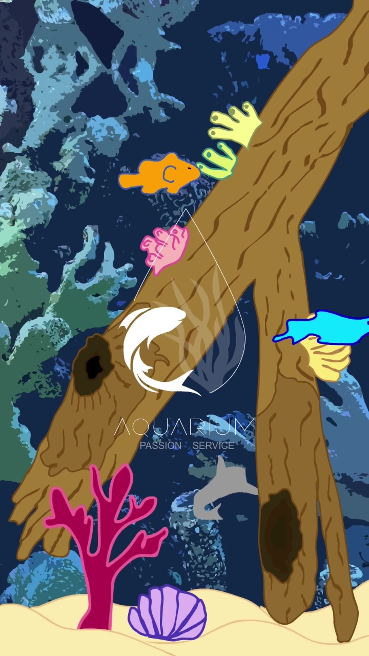 Aquarium Passion Service — Création & animation 2D